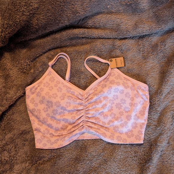 PINK Victoria's Secret Other - NWT PINK Victoria's Secret Lavender Floral Sports Bra